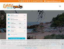Tablet Screenshot of exoticibizacars.com